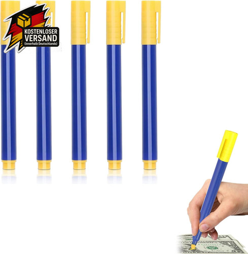 Geldprüfstift 5er set zum - 5er-set,