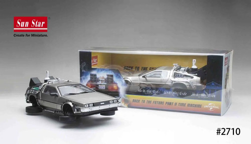 Delorean die cast - die-cast, back
