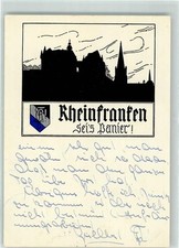 13467808 - 3550 Marburg Burschenschaft Rheinfranken Seis panier Wappen