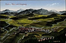 Ak Furth im Wald Oberpfalz Bayern, Gesamtansicht mit Umgebung - 3698468