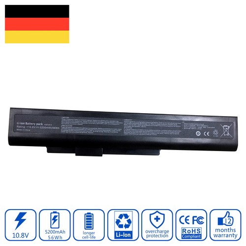 Akku für medion akoya p6815 - für,
