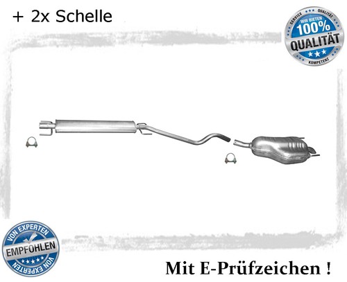 Auspuffanlage für opel - auspuffanlage,