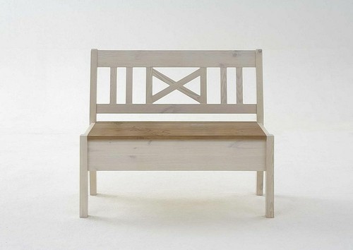 Massivholz sitzbank 105cm - massivholz,