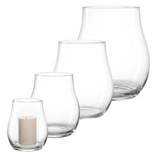 Leonardo GIARDINO Windlicht Glas Tischlicht Handgefertigt klar ver. Größen