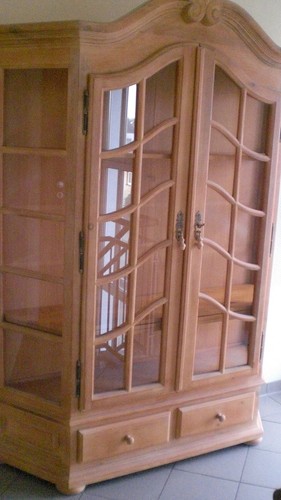 Vitrine schrank pinie - vitrine,