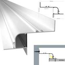 Alu profil trockenbau leiste - alu,