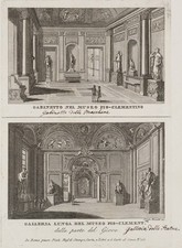 RINALDI (19.Jhd) nach Unbekannt (19.Jhd), Galleria Lunga, Mus. Pio Clementino, K