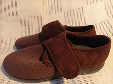 Aerosoft Klett-Halbschuh Stretch Hausschuhe Gr. 44