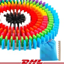 600 stk Holz Kinder Domino