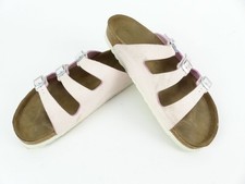 Birkenstock Florida Schuhe Sandalen Gr. 36 Pantolettte Echtleder rosa (18732)