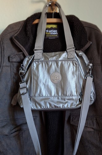 Kipling metallic grau beige - kipling,