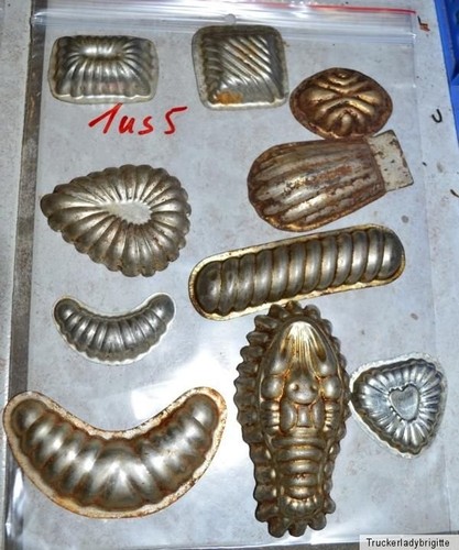 Antike weißblech formen - 10,