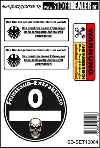 Autoaufkleber set sticker - autoaufkleber,