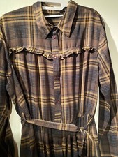 Süßes Hemdblusenkleid im Country-Style, 44, TOP!