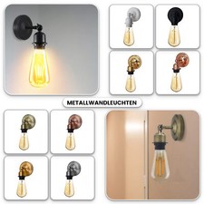 Wandlampe Wand leuchte Vintage Retro E27 Industrie Stil Innen Loft Lampe