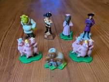7x SHREK Sammelfiguren aus 2007 Kinderüberraschung Ü-Ei