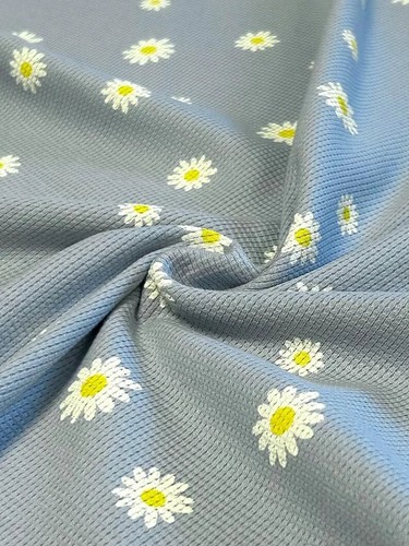 Baumwollstoff waffeljersey - baumwollstoff,
