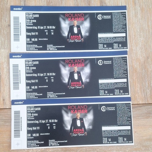 Tickets roland kaiser arena - 3,