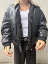 BOSS Vintage Jacke Leder