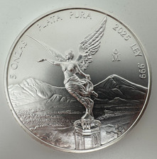 Mexiko - Libertad Siegesgöttin 2025 - 5 Oz Silber