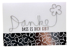 sheepworld Danke Karte weiß