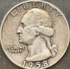 Silbermünze USA George