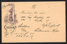 Lithographie Kleines Mädchen