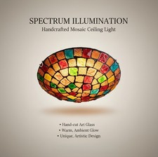 Tiffany Deckenleuchte Bunt