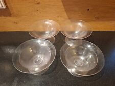 4 Dessertschalen, Tafelperle, Tupperware, Eisbecher,
