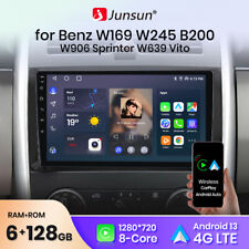 DAB+ Autoradio NAVI Für Mercedes Benz A/B Klasse Viano VITO GPS Android 13 128G