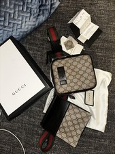 Gucci Doppel Bauchtasche GG Supreme Herren OVP
