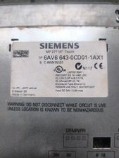 Siemens MP277 10'' Touch Panel