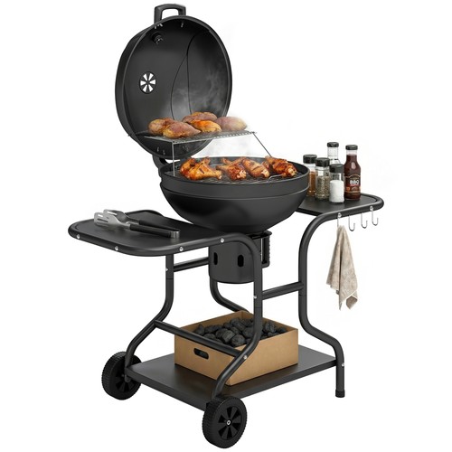Holzkohlegrill bbq smoker mit - holzkohlegrill,