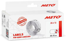 Original Meto Preisauszeichner Etiketten 26x12 mm, 1-zeilig, 6.000 Stück 9506163