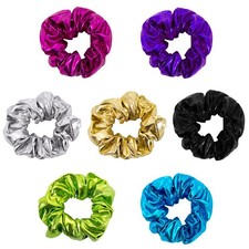 Scrunchie Haargummi Zopfgummi für Mädchen Damen 80er Jahre Motto Party - wählbar