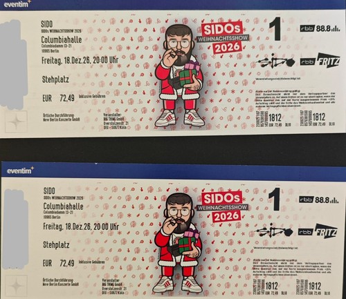 Sido weihnachtsshow 2026 - sido,