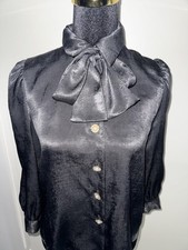 Zara Schluppen Bluse Hemd mit