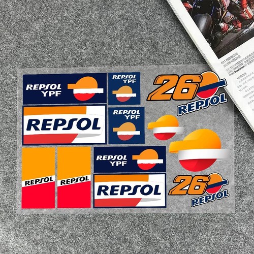 Repsol stickerbogen 40 cm - 30, x