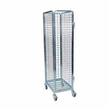 Stahlrollbehälter Gitterwagen - Metall - 4-seitig - Nutzhöhe 1665 mm RP Metall