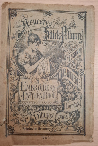 Antikes stickmuster heft stick - heft,