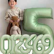 FOLIENBALLONS ZAHLEN MINT