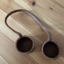 Echte leder linsenkappen - leder-linsenkappen, für