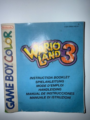 Game boy color wario - game,