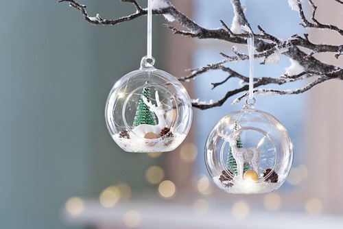 Weltbild led glaskugeln winter - weltbild, led-glaskugeln