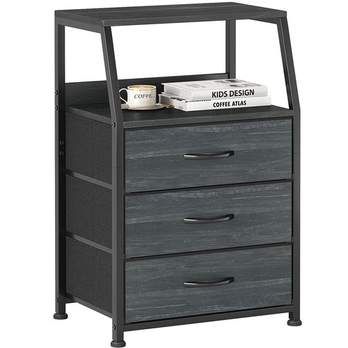 Bedside table with drawers - table,