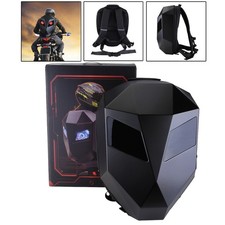 LED Motorrad Rucksack 3D Hartschale Wasserdicht Programmierbar für Biker