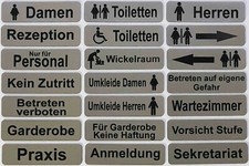 Toilettenschild Türschild