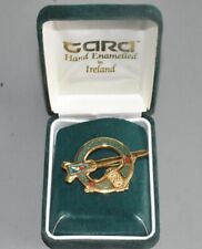 Brosche Tara Jewellery Hand Enamelled Ireland Keltisch vergoldet emailliert #A4