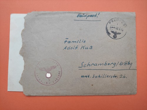 Feldpostbrief mit inhalt aus - feldpostbrief,