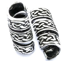 925 silber bartcreole - silber,